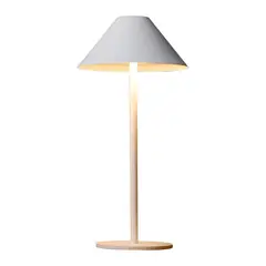 JUST HOME COLLECTION - Lámpara Escritorio Led Gorro Recargable Blanco