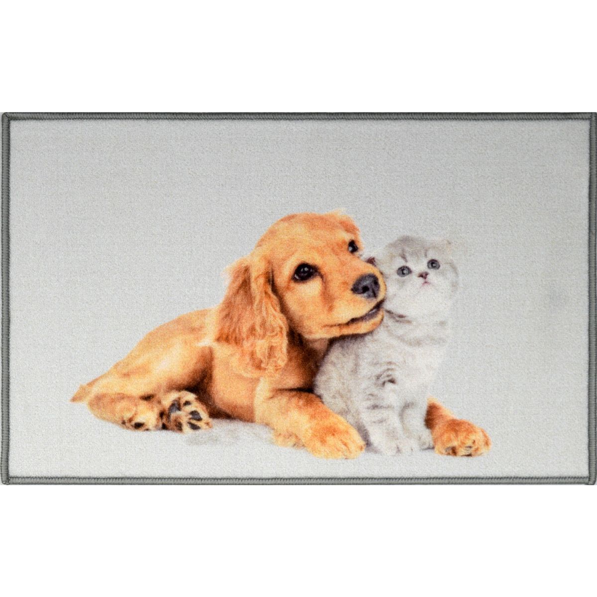 CASA BONITA - Limpiapiés Perro Gato 50x80 cm Multicolor