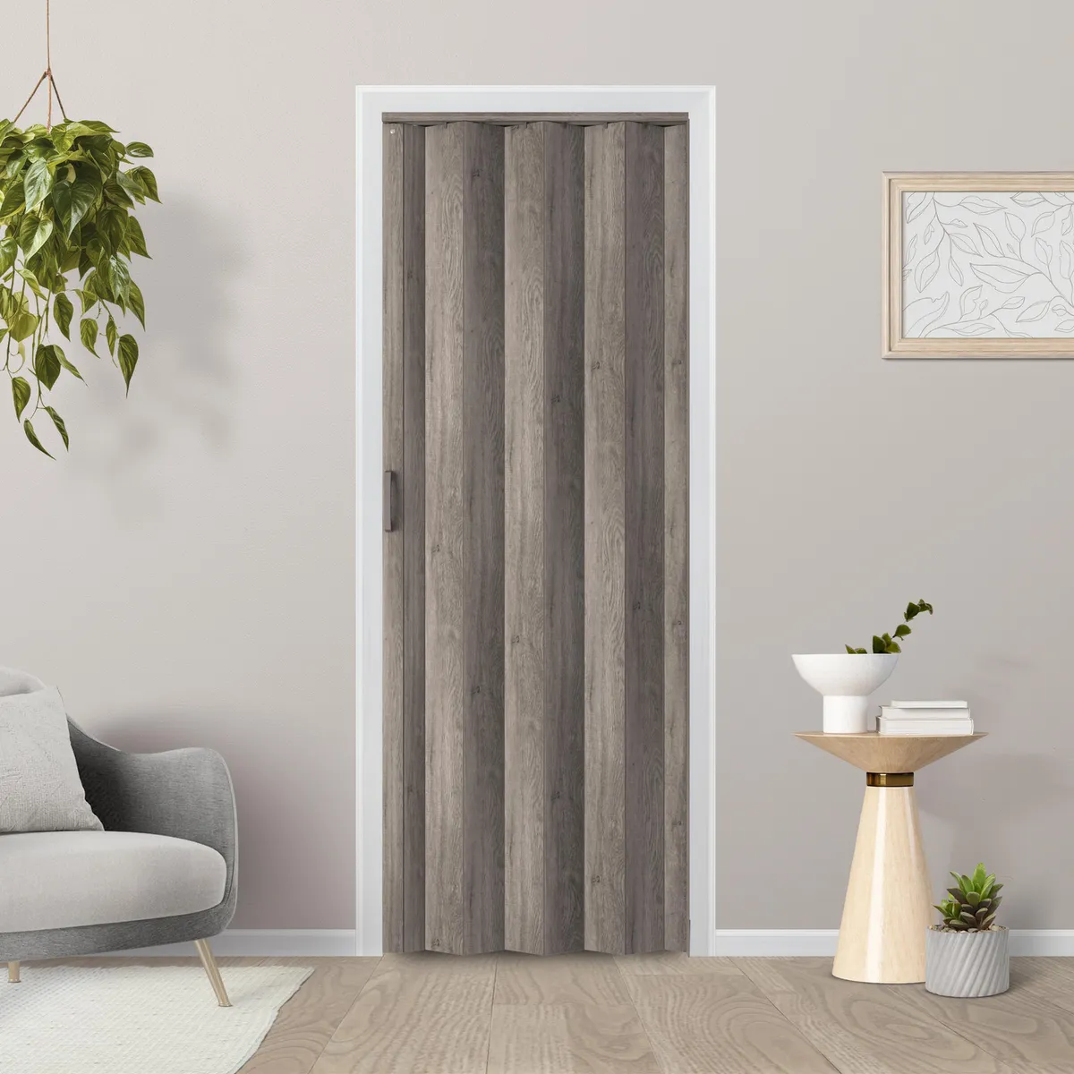 HOGGAN - Puerta Plegable 80x200 cm Tivoli Chantilly