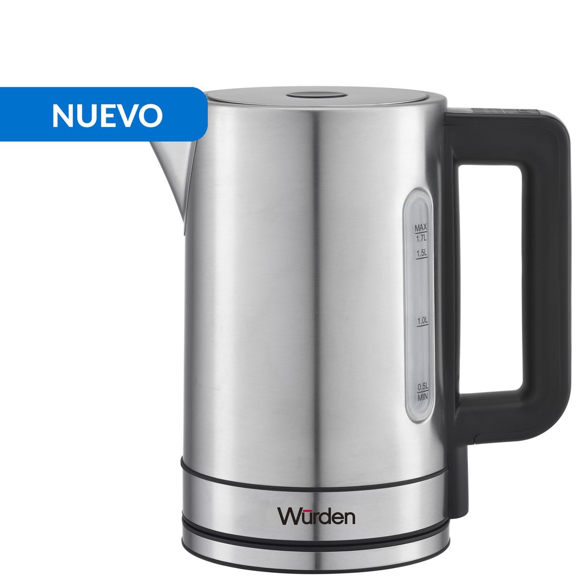 WURDEN - Hervidor 1.7 Litros Plata K055MD