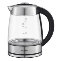 Hervidor Selector Temperatura Panel Digital Touch 1.7 Litros Plata; Transparente WKET-GLASSTEM