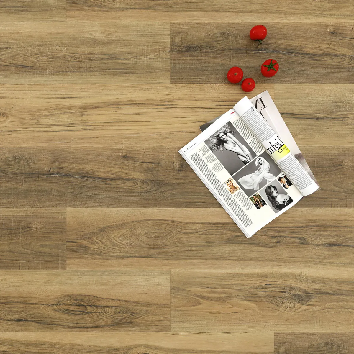 HOLZTEK - Piso Vinílico SPC 3.2 mm 18.2x122 cm Sunshine Café Claro 3.11 m2