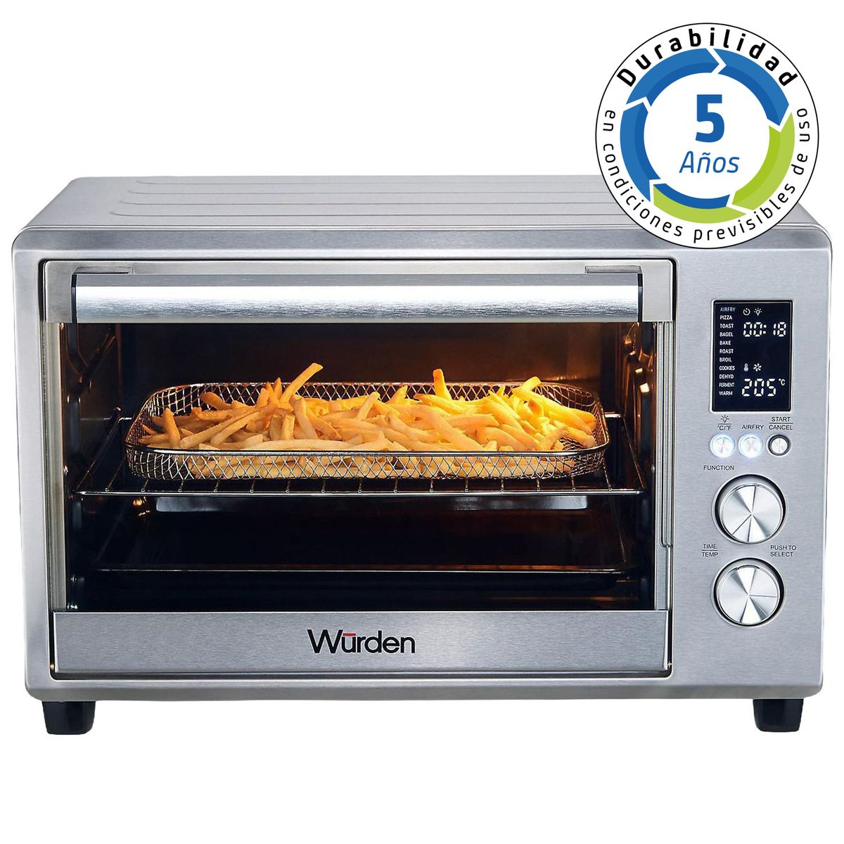 WURDEN - Horno Eléctrico 32 Litros WOV-LUFT32-CL