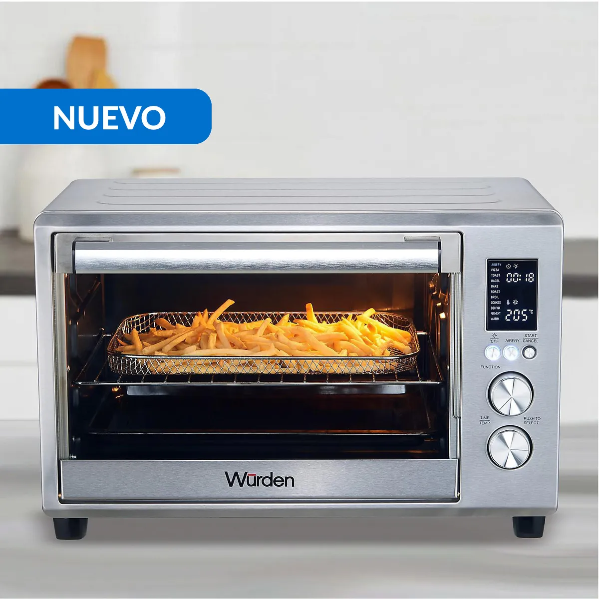 WURDEN - Horno Eléctrico 32 Litros WOV-LUFT32-CL