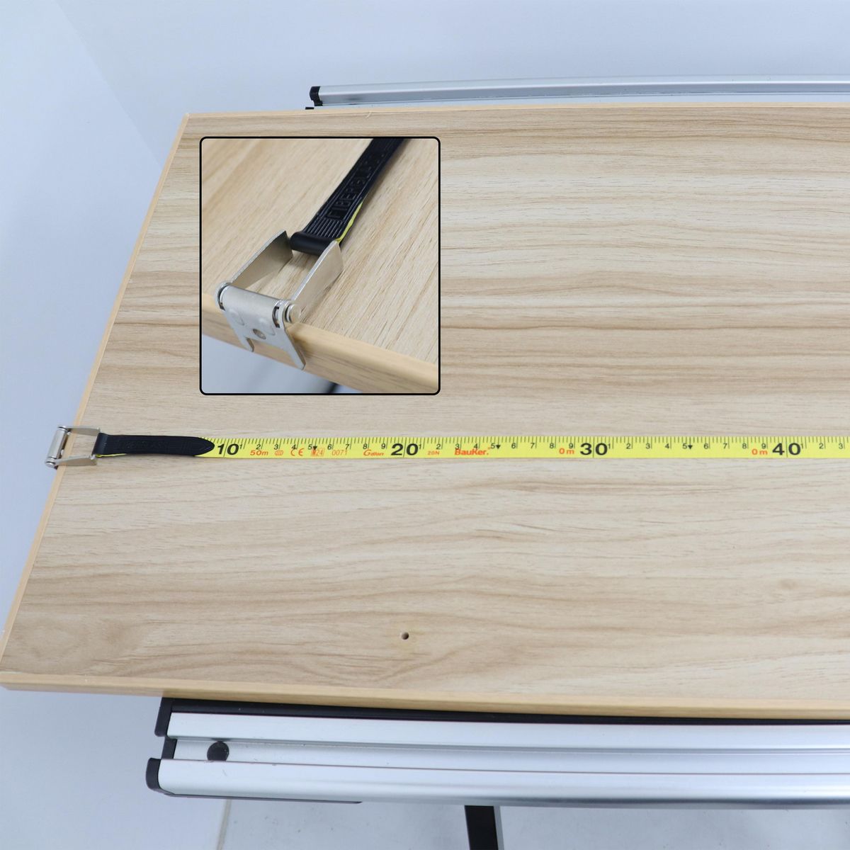 BAUKER - Huincha de medir 50 metros fibra de vidrio