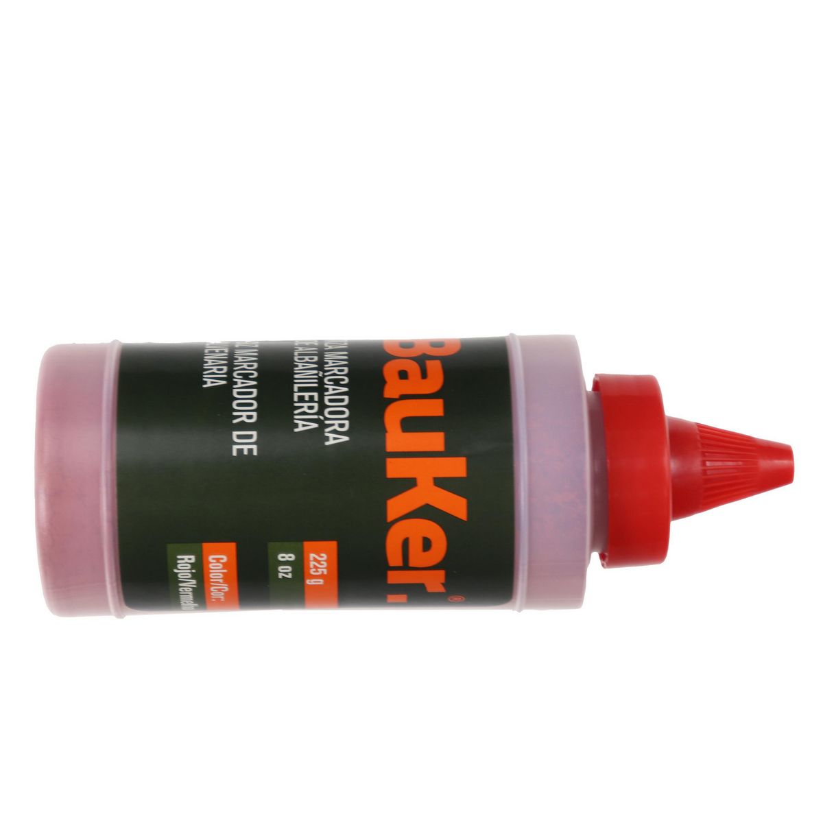 BAUKER - Tiza 225 gramos rojo