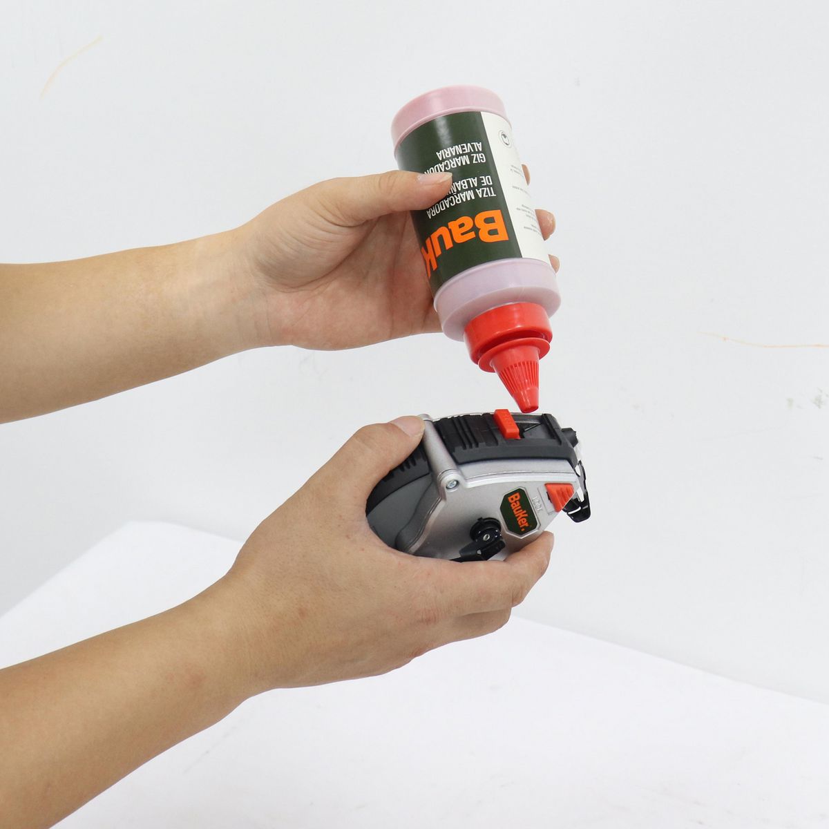 BAUKER - Tiza 225 gramos rojo