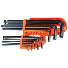 BAUKER - Set de llaves hexagonales 9 unidades