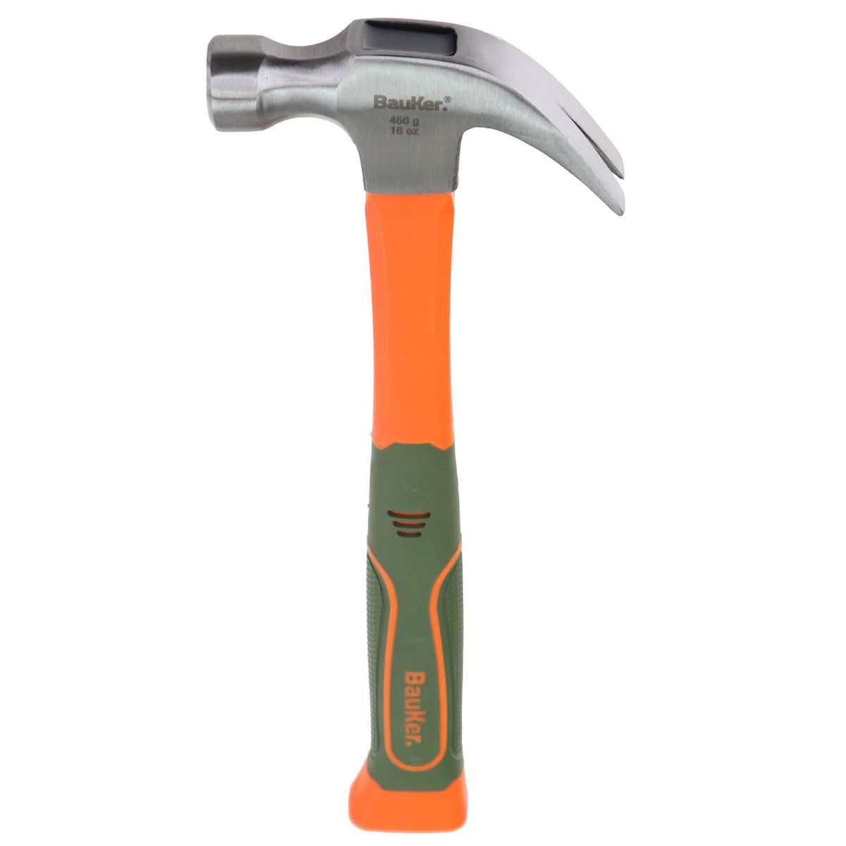 BAUKER - Martillo carpintero 16 Oz acero