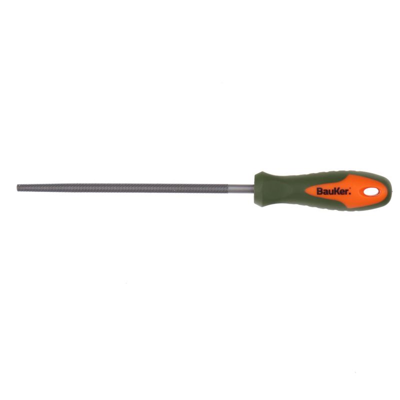 BAUKER - Lima redonda 8" acero