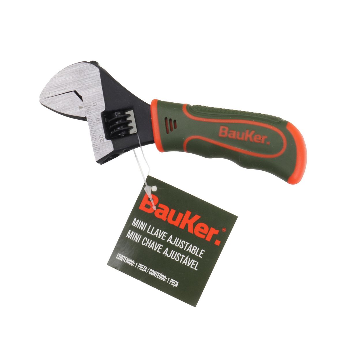 BAUKER - Llave Francesa/Ajustable Tamaño Mini