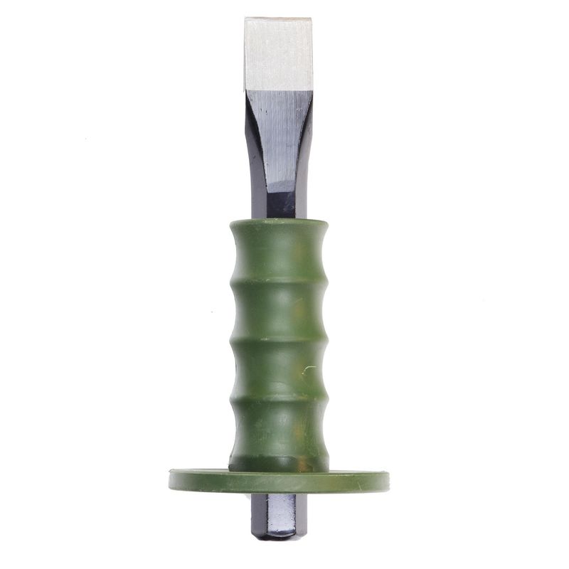 BAUKER - Cincel plano mango goma 3/4x8 cm