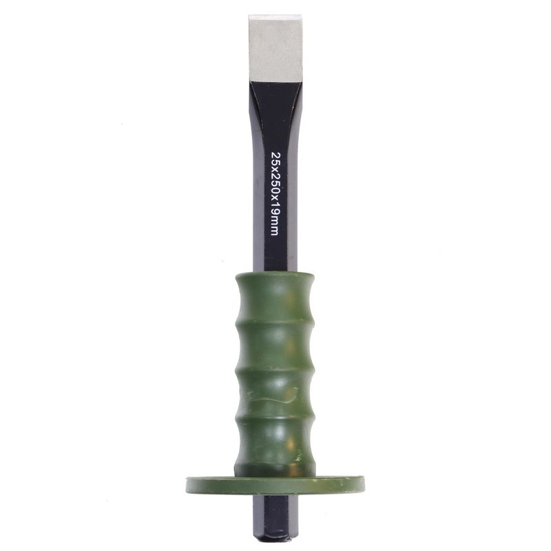BAUKER - Cincel plano mango goma 3/4x10 cm