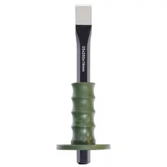 BAUKER - Cincel plano mango goma 3/4x10 cm