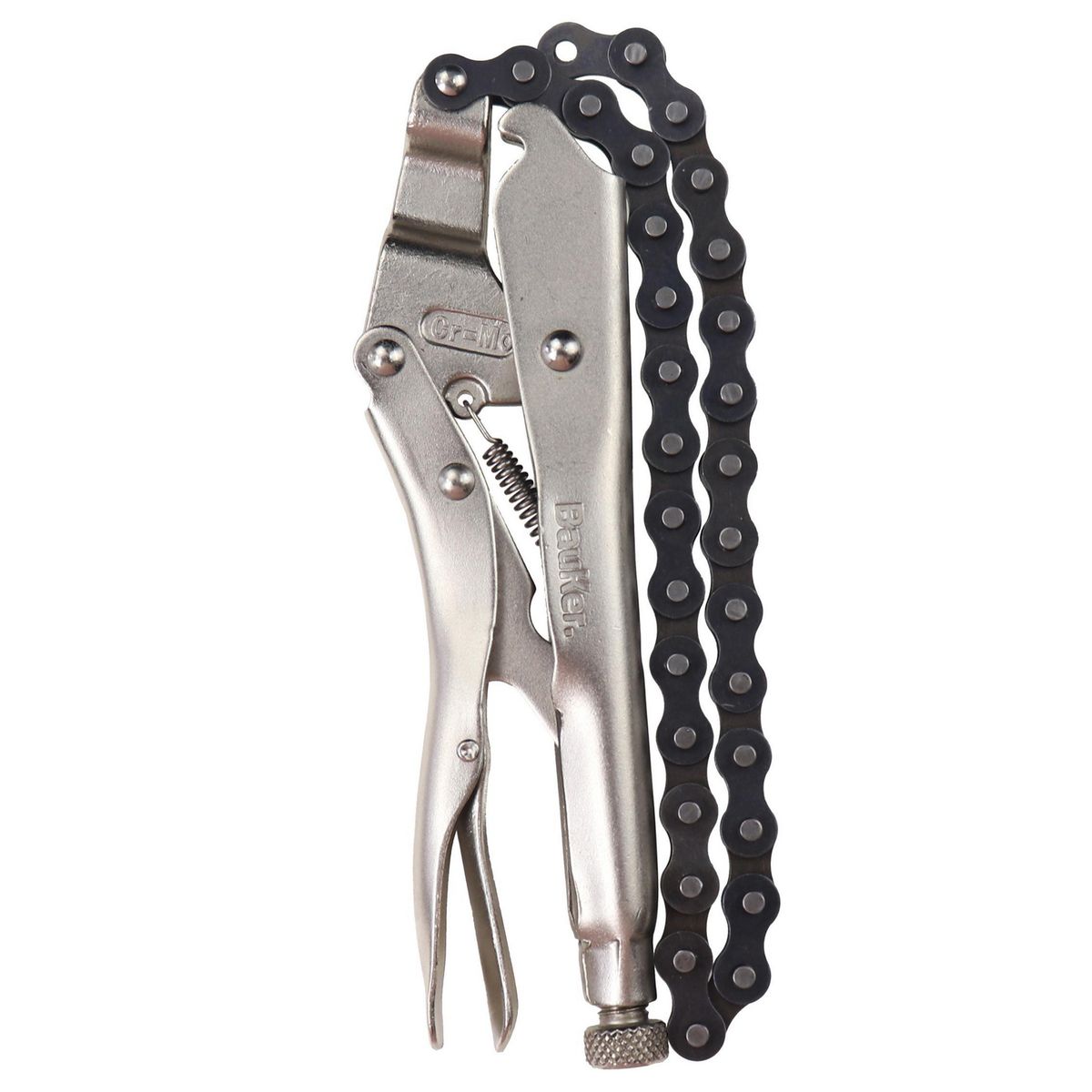 BAUKER - Caimán con cadena 19" acero