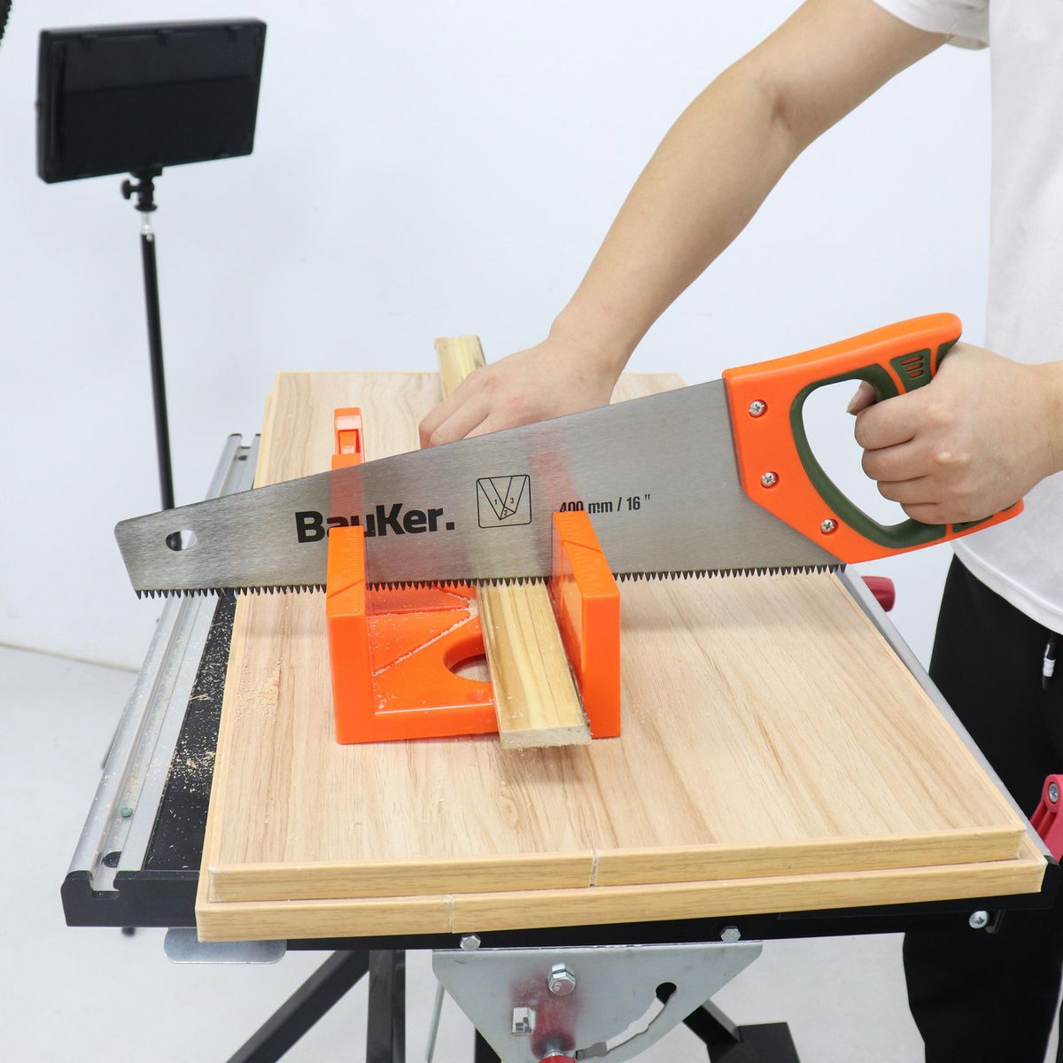 BAUKER - Caja para Inglete Plástico