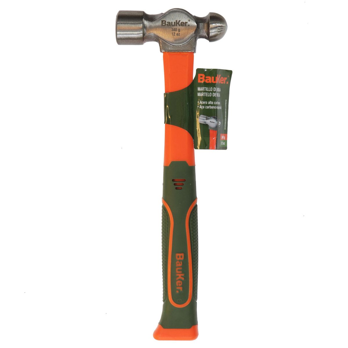 Martillo bola 12 Oz acero, marca BAUKER - Foto Principal