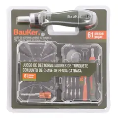 BAUKER - Set de atornilladores con puntas precisión y acceso
