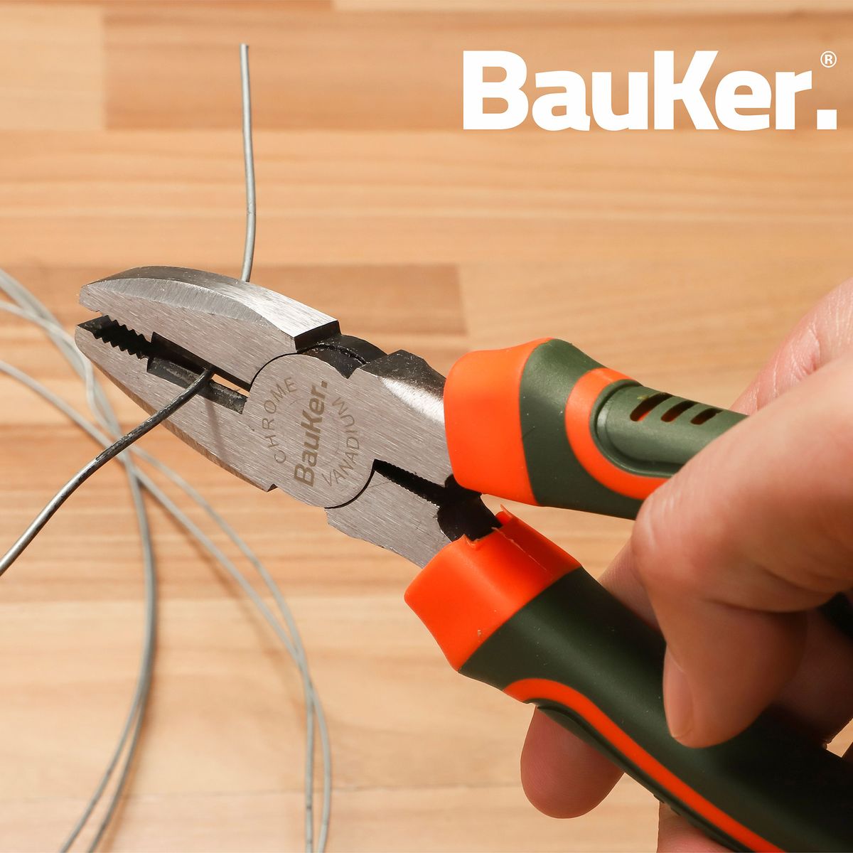 BAUKER - Alicate Universal 7 1/2" Acero