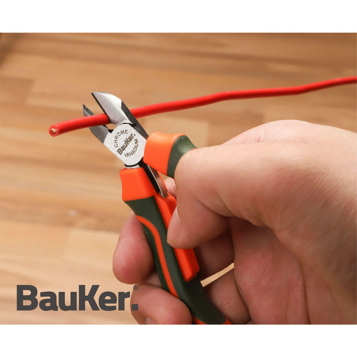 BAUKER - Alicate de corte 4 1/2" acero