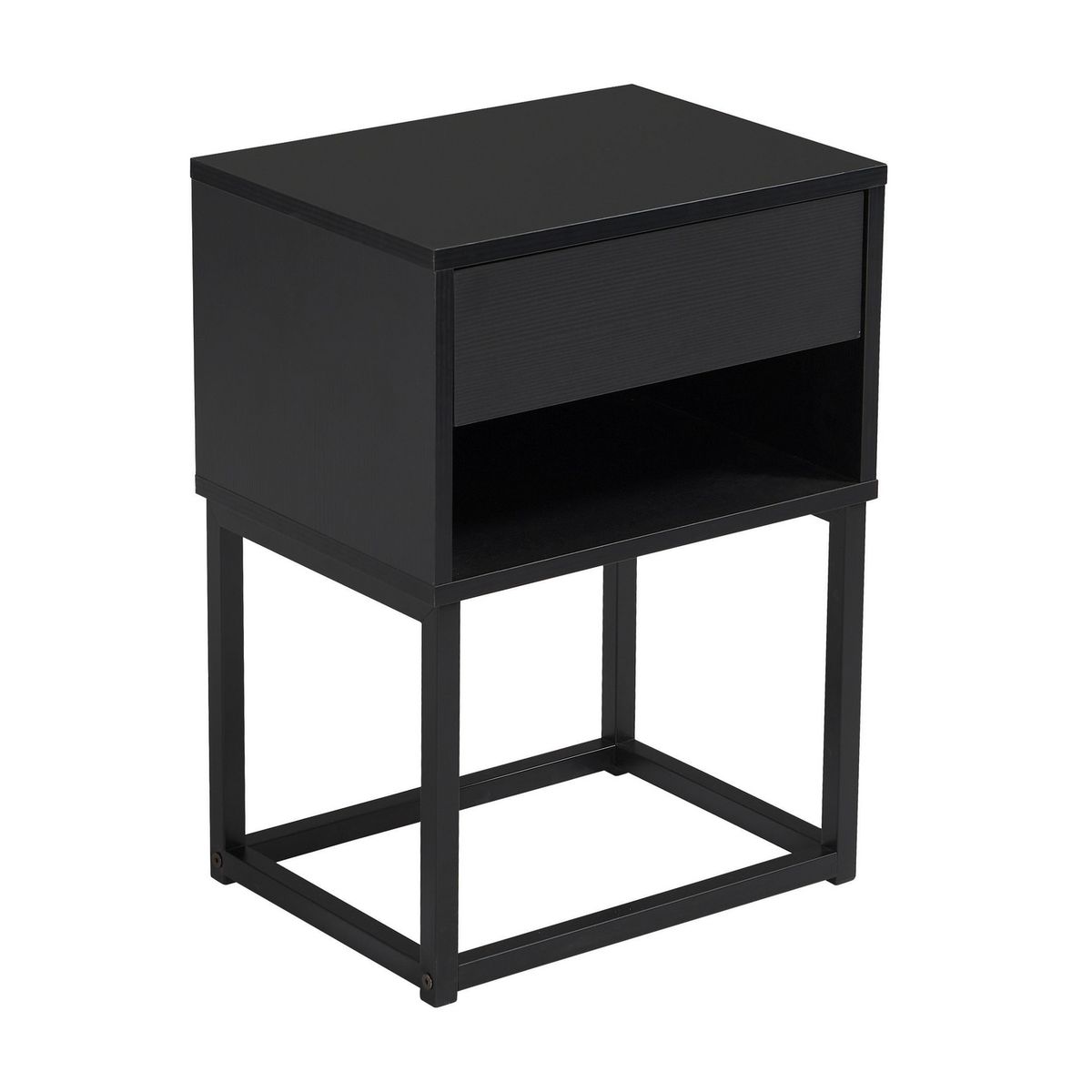 JUST HOME COLLECTION - Velador 1 Cajón(es) España 40x55.3x30 cm Negro