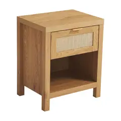 JUST HOME COLLECTION - Velador 1 Cajón(es) Turquia 50x60x38 Café
