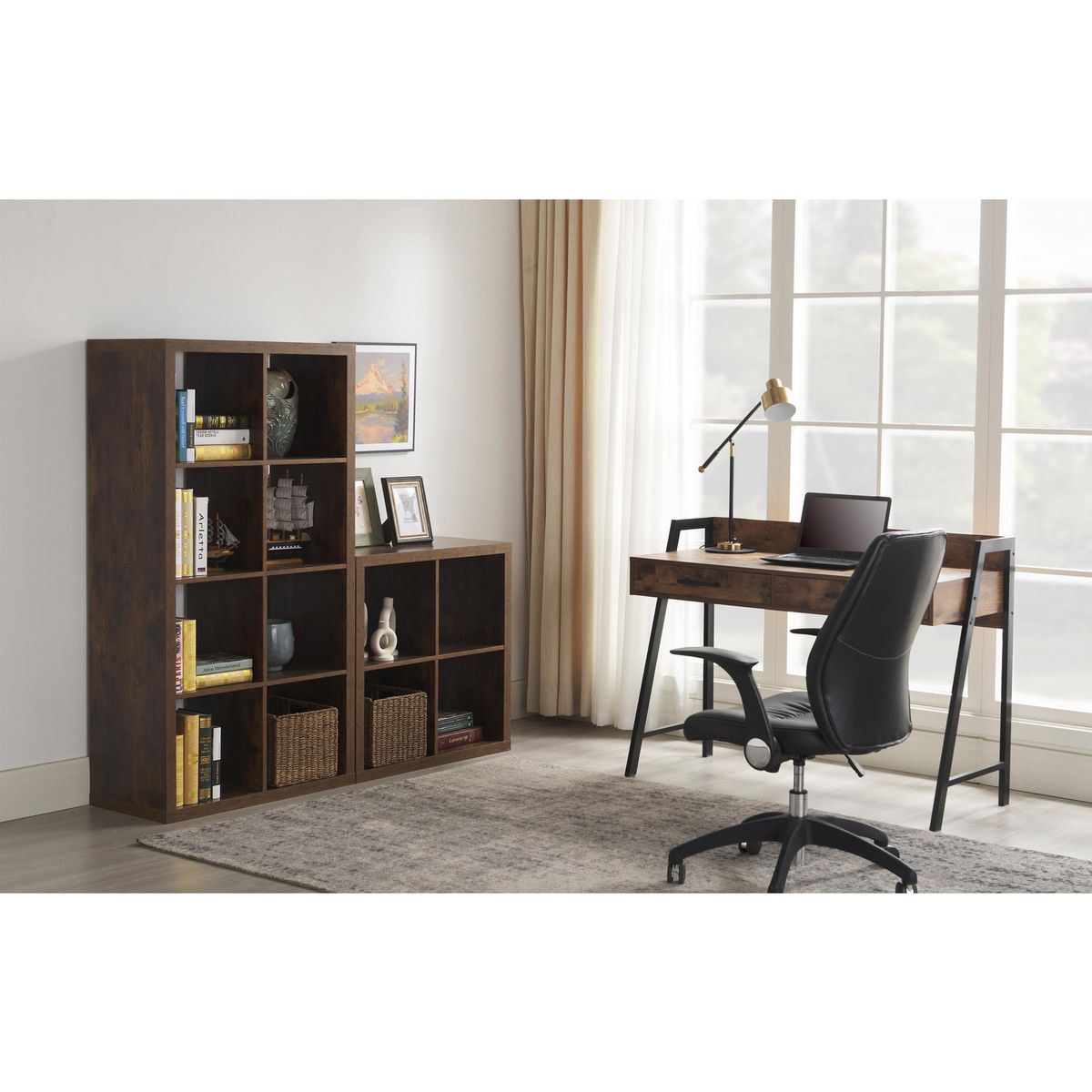 JUST HOME COLLECTION - Estante Melamina 5 Nivel(es) 76x76x39 cm Madera