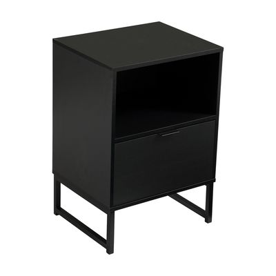 Imagen 2 del producto Velador 1 Cajón(es) Francia 39.4x70.5x48.3 cm Negro