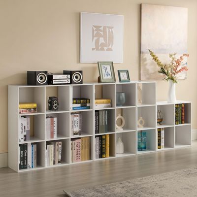 Imagen 2 del producto Estantería MDF 5 Nivel(es) 60x60x30 cm Blanco