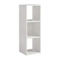Librero MDF 4 Nivel(es) 30.8x90x30 cm Blanco