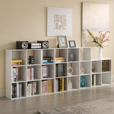 Imagen 2 del producto Librero MDF 4 Nivel(es) 30.8x90x30 cm Blanco