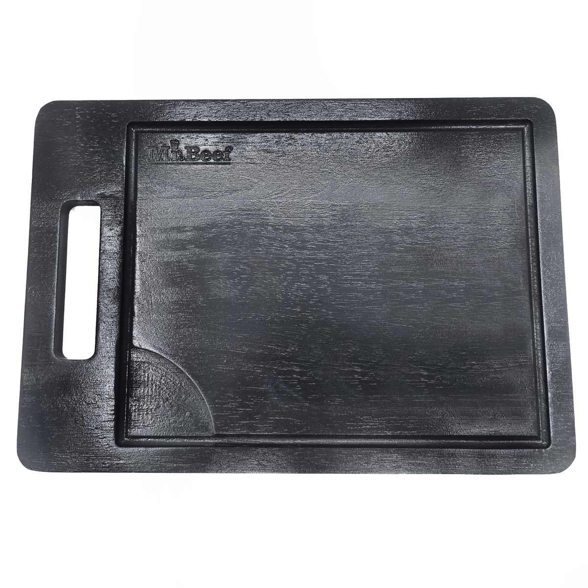 MR BEEF - Tabla parrilla de Madera 1.1x33.5 cm Negro