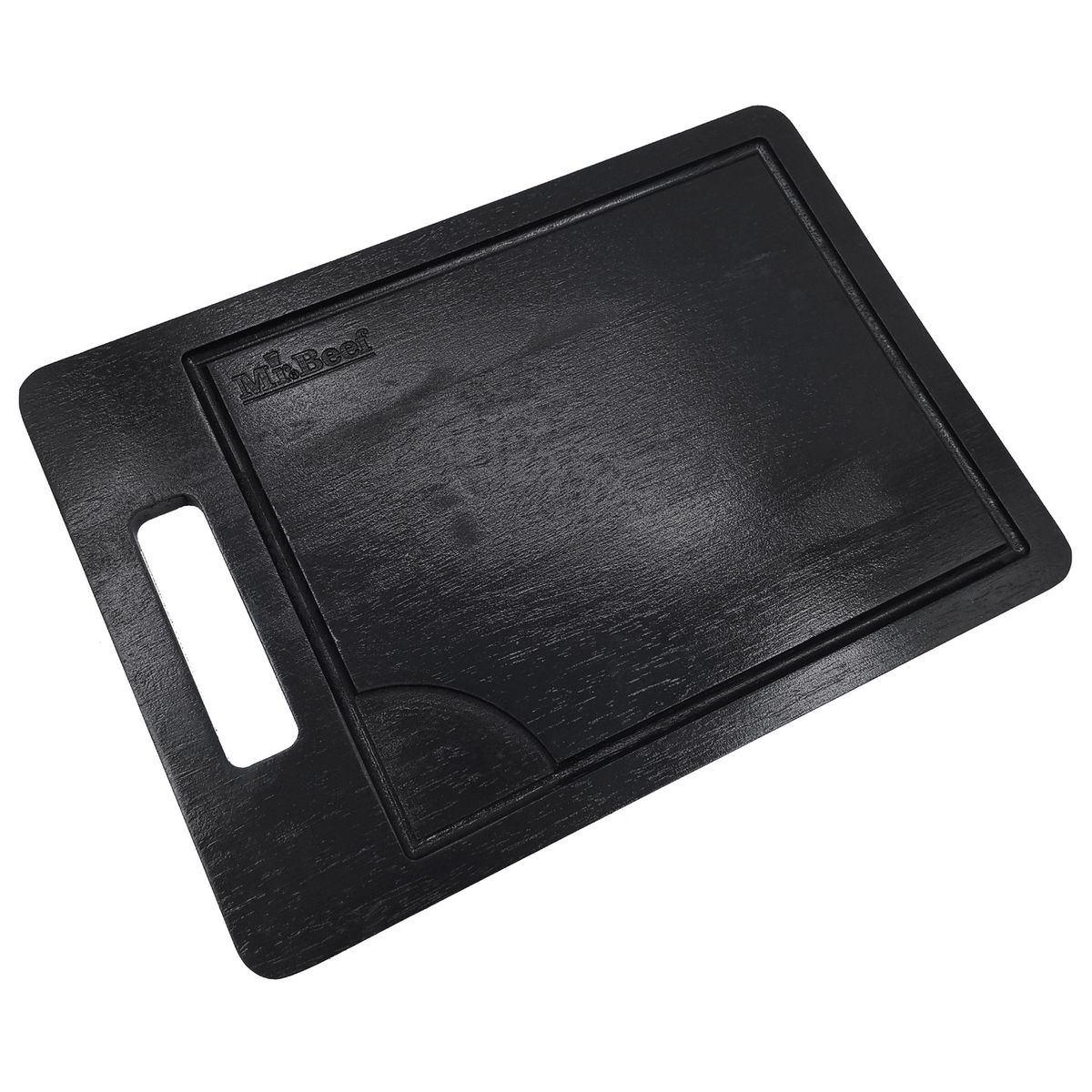 MR BEEF - Tabla parrilla de Madera 1.1x33.5 cm Negro