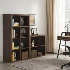 JUST HOME COLLECTION - Estantería Melamina 9 Nivel(es) 76.3x146x39 cm Madera