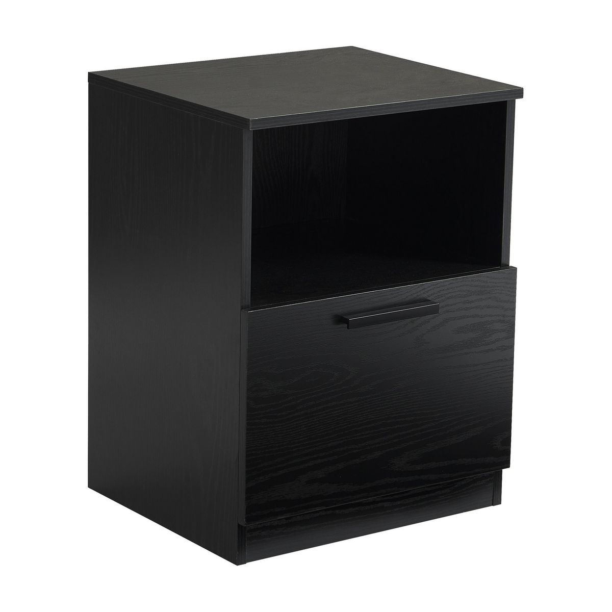 JUST HOME COLLECTION - Velador 1 Cajón(es) Vietnam 40x60x45 cm Negro