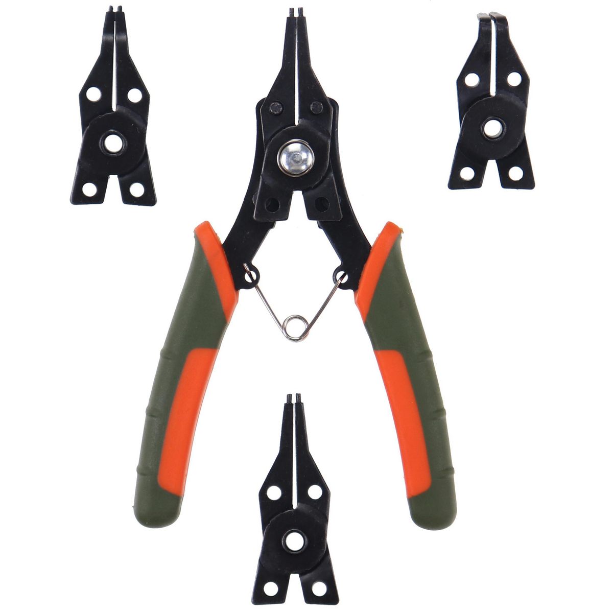 BAUKER - Alicate de retención 4 en 1 acero