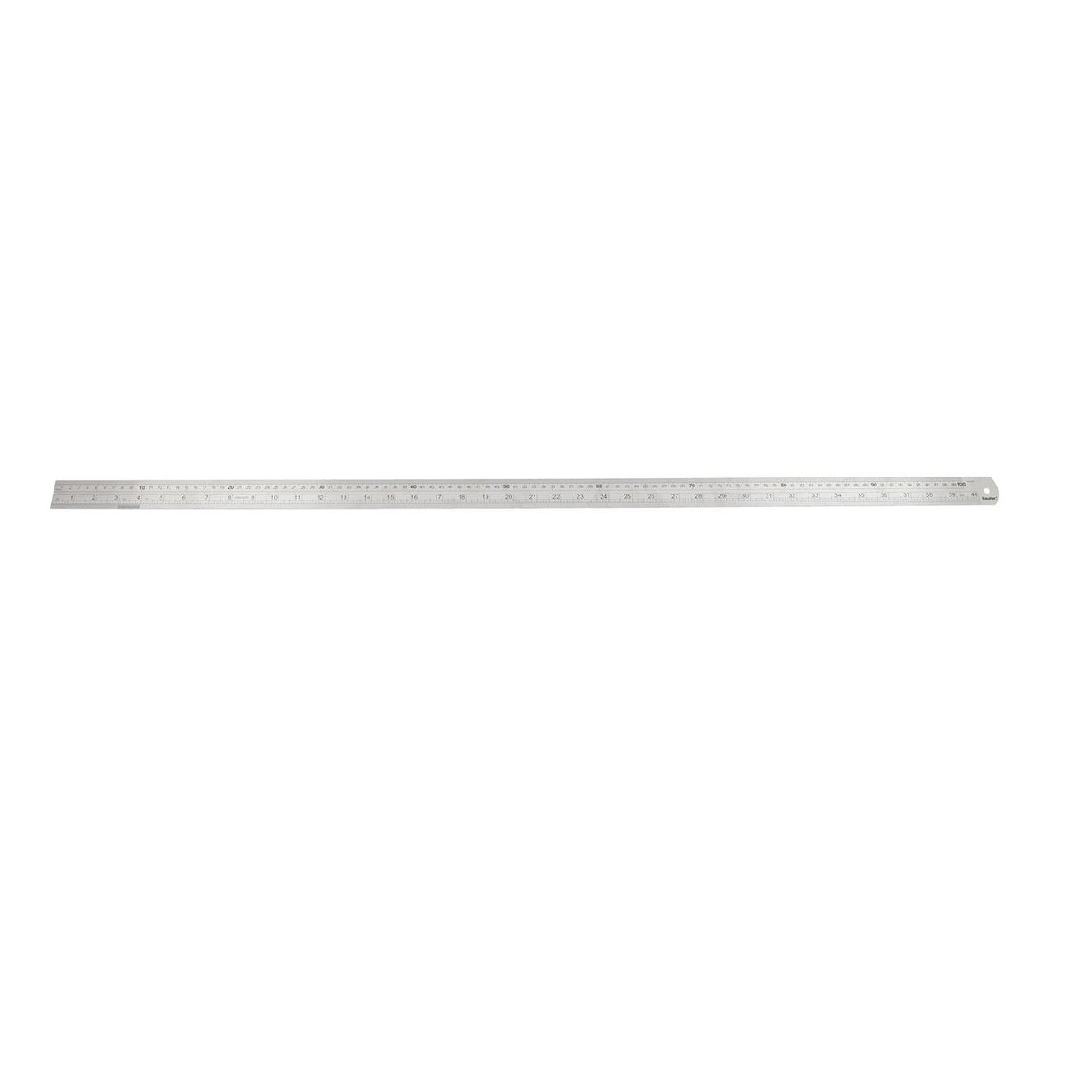 BAUKER - Regla 100 mm 40" Acero Inoxidable