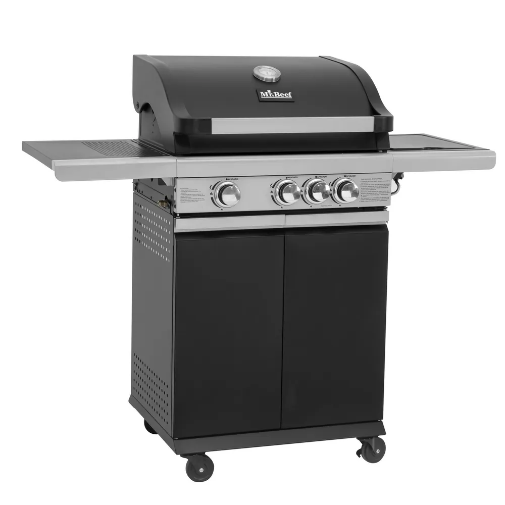 Mr Beef Pro Parrilla a Gas 3 Quemadores + Quemador Lateral, foto 4