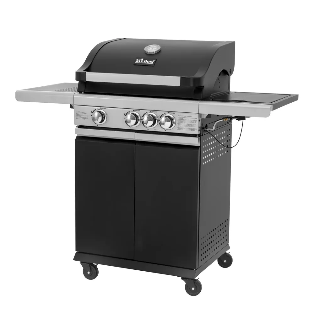 Mr Beef Pro Parrilla a Gas 3 Quemadores + Quemador Lateral, foto 5