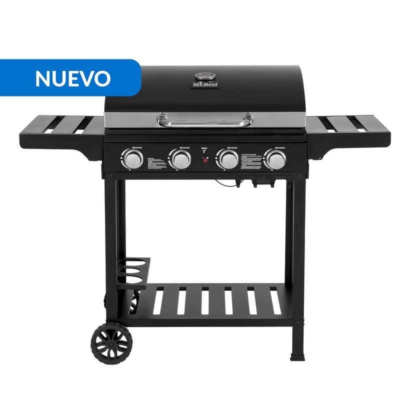 MR BEEF - Parrilla a gas 4 quemadores