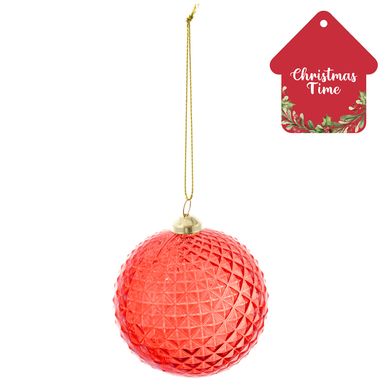 Bola relieve roja 8 cm