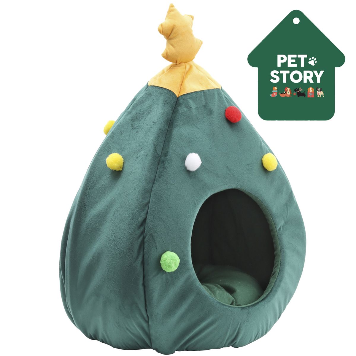 DEAR SANTA - Casa para mascota estrella 60 cm