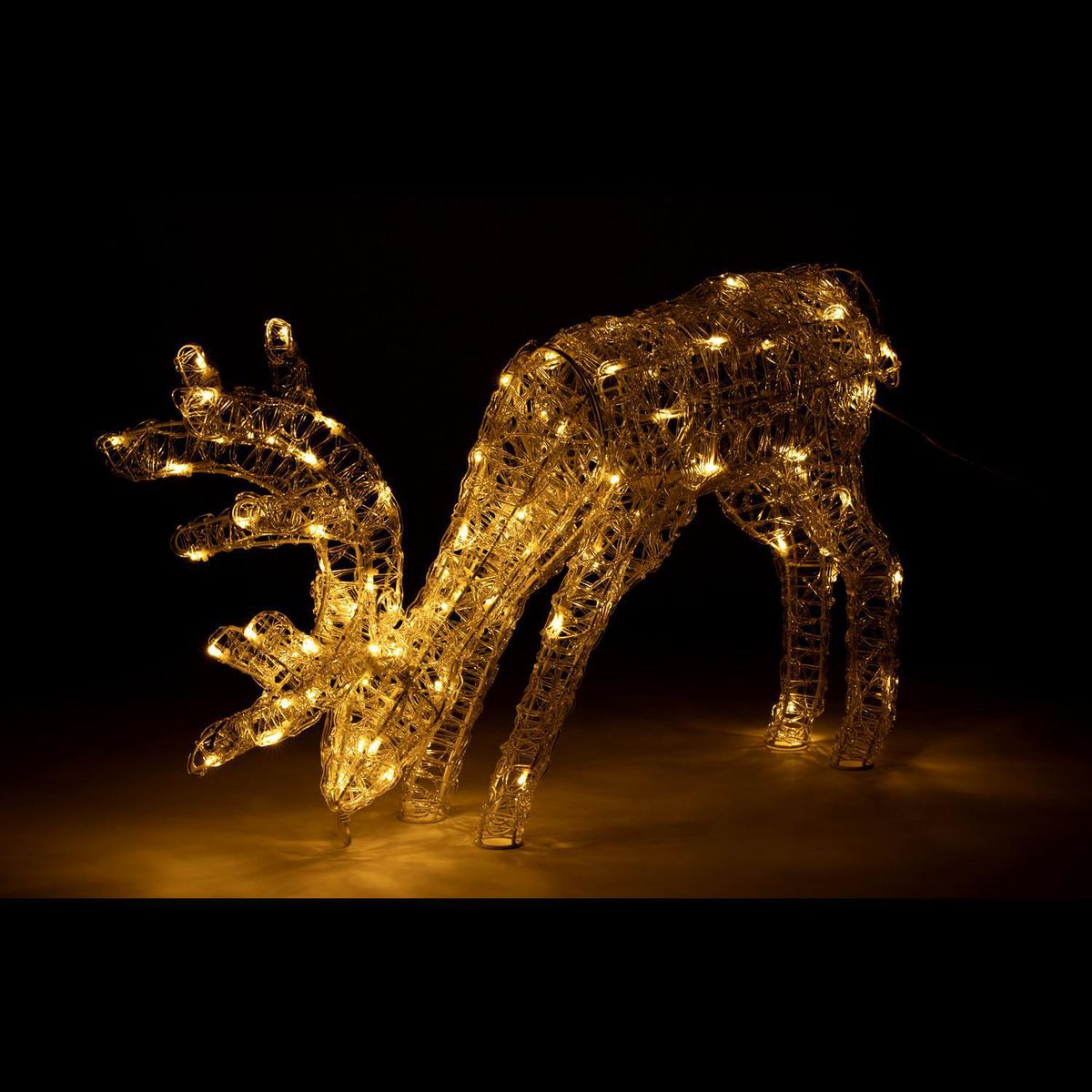 DEAR SANTA - Reno con luces 48 cm 60 l gs