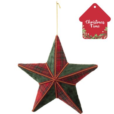 Adorno de estrella 17 cm