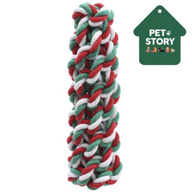 Juguete mascota 4x4x18 cm verde rojo