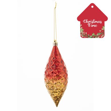 Adorno de rbol olive 5,5x15 cm