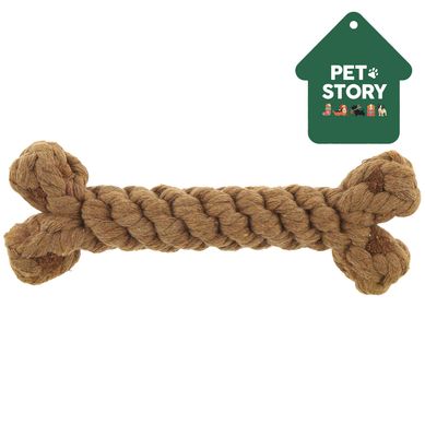 Juguete hueso 18 cm caf