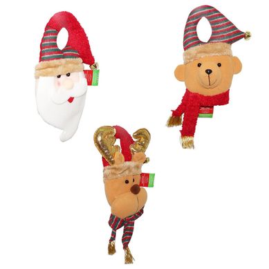 Colgante puerta rojo navidad 30 cm surtido