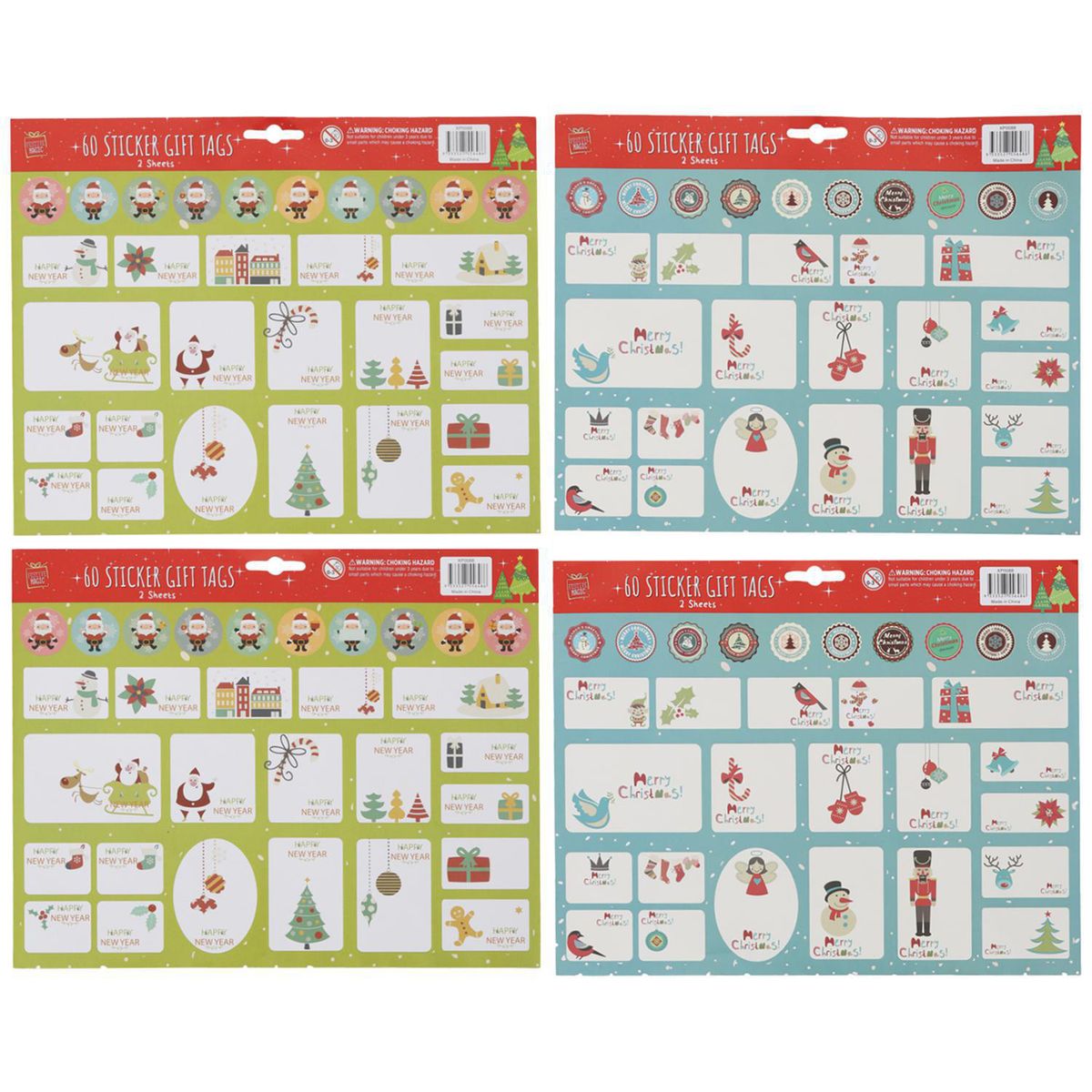 DEAR SANTA - Sticker Regalo Navidad Surtido