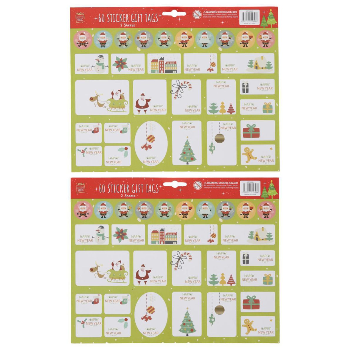 DEAR SANTA - Sticker Regalo Navidad Surtido